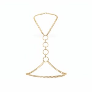 Металева портупея Art of Sex - Mango, колір золото, XS-2XL