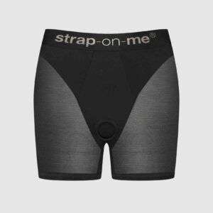 Шорти з фіксацією ділдо Strap-On-Me Harness Lingerie Halo - XS - Black