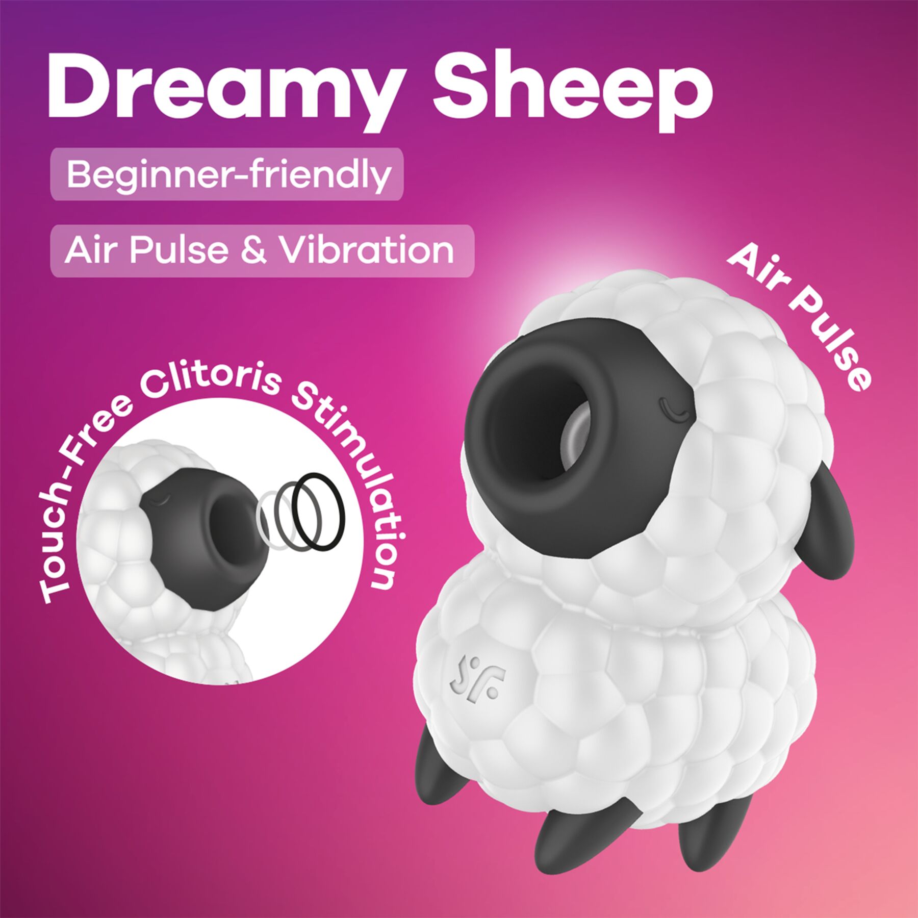 Вакуумний кліторальний стимулятор Satisfyer Dreamy Sheep - Зображення 6