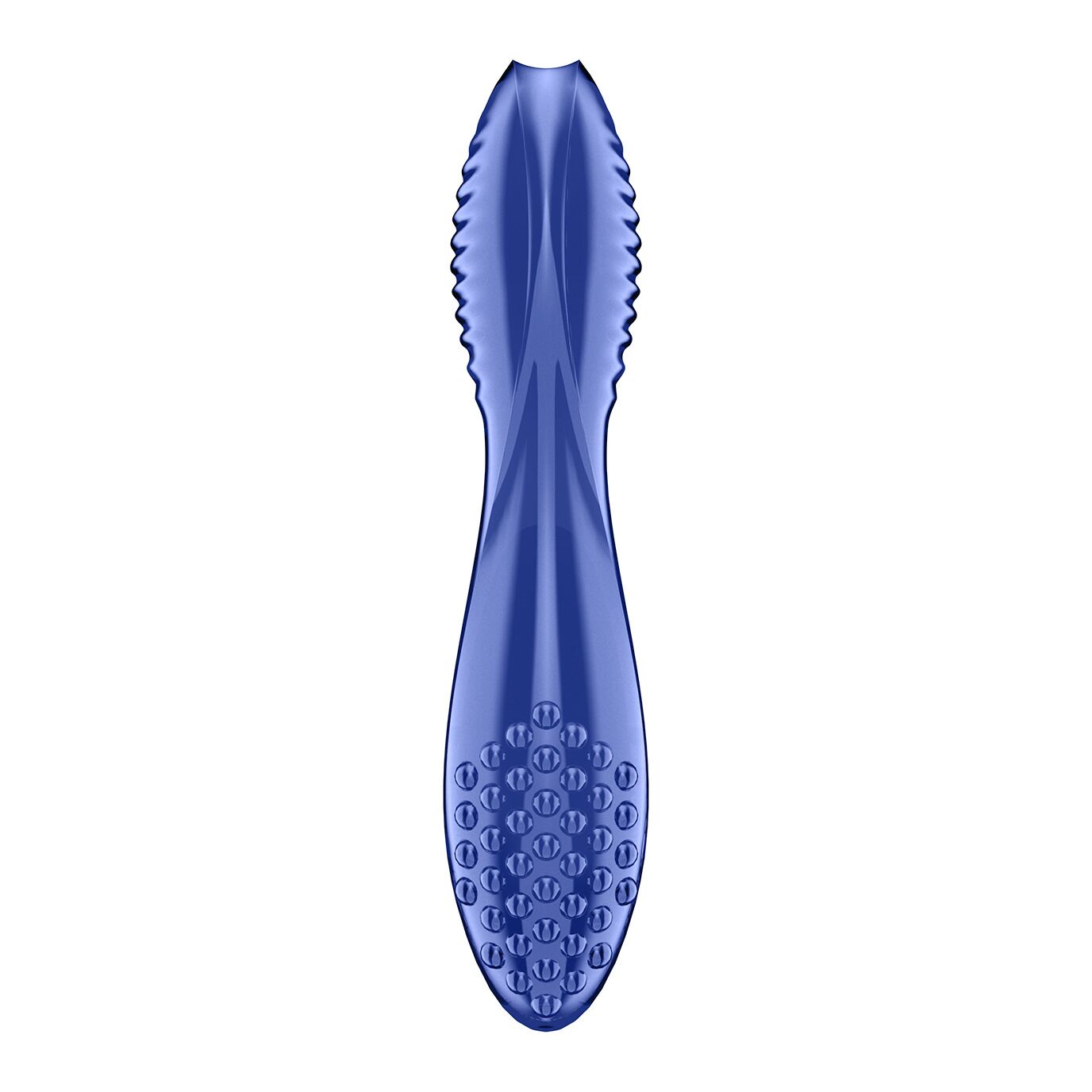 Двосторонній скляний дилдо Satisfyer Dazzling Crystal 2 Blue - Зображення 4