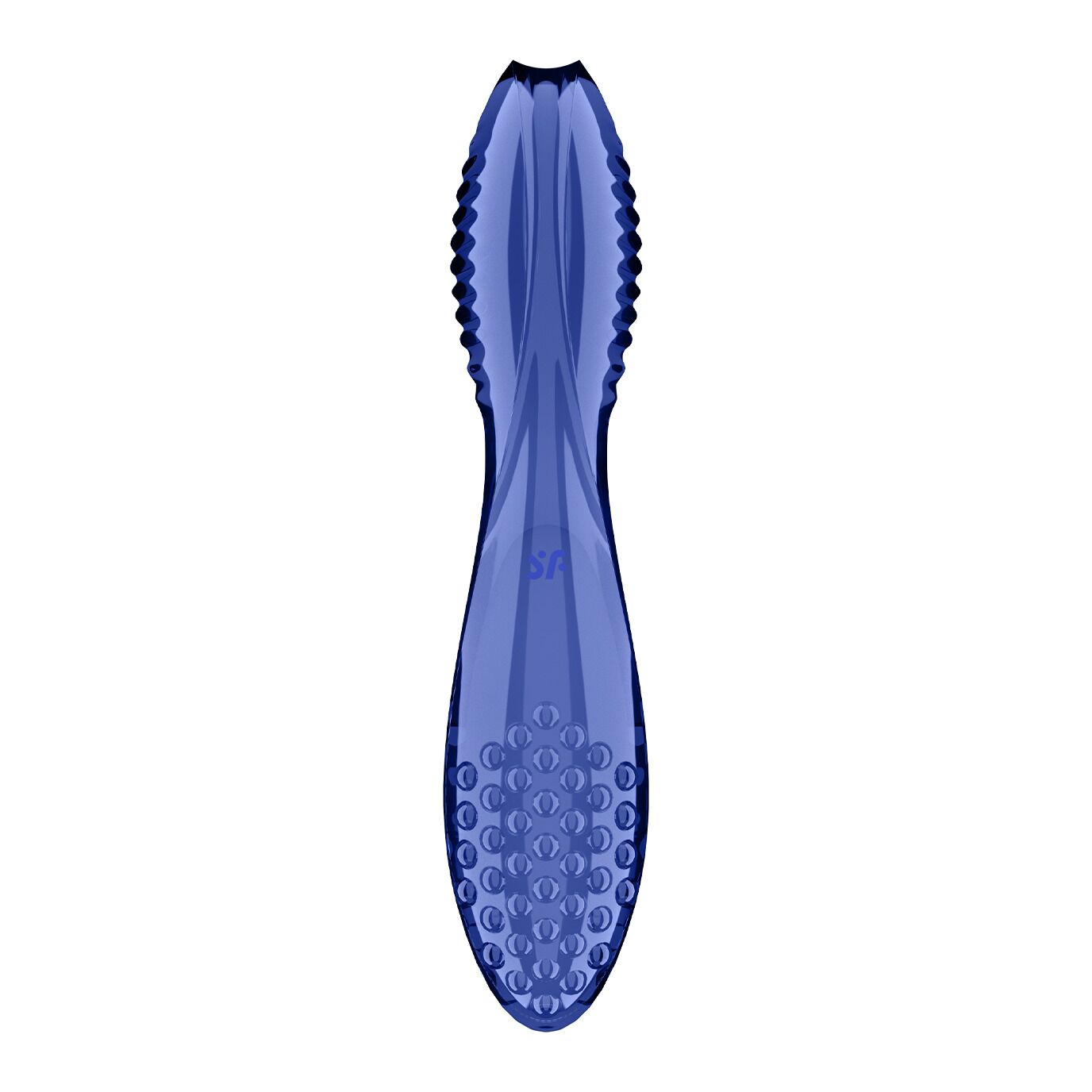 Двосторонній скляний дилдо Satisfyer Dazzling Crystal 2 Blue - Зображення 3