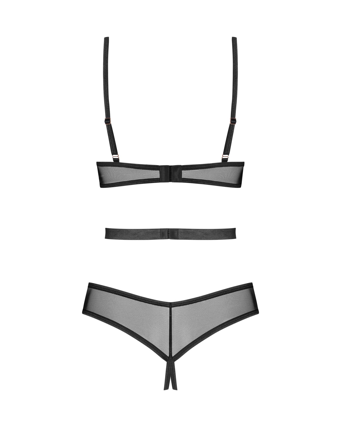 Боді Obsessive Euridia crotchless teddy XS/S - Зображення 5