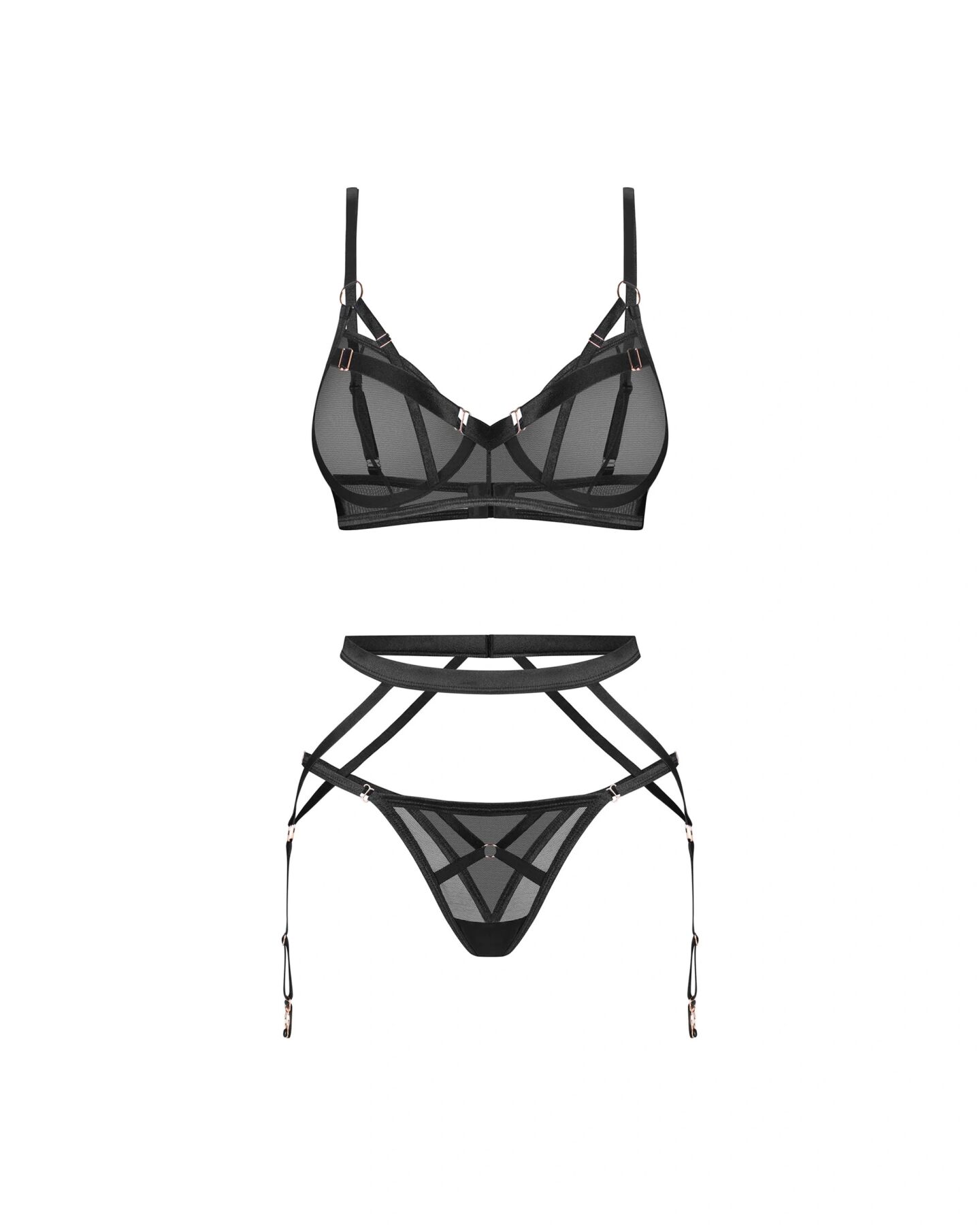 Комплект Obsessive Euridia 3-pcs set XS/S - Зображення 2