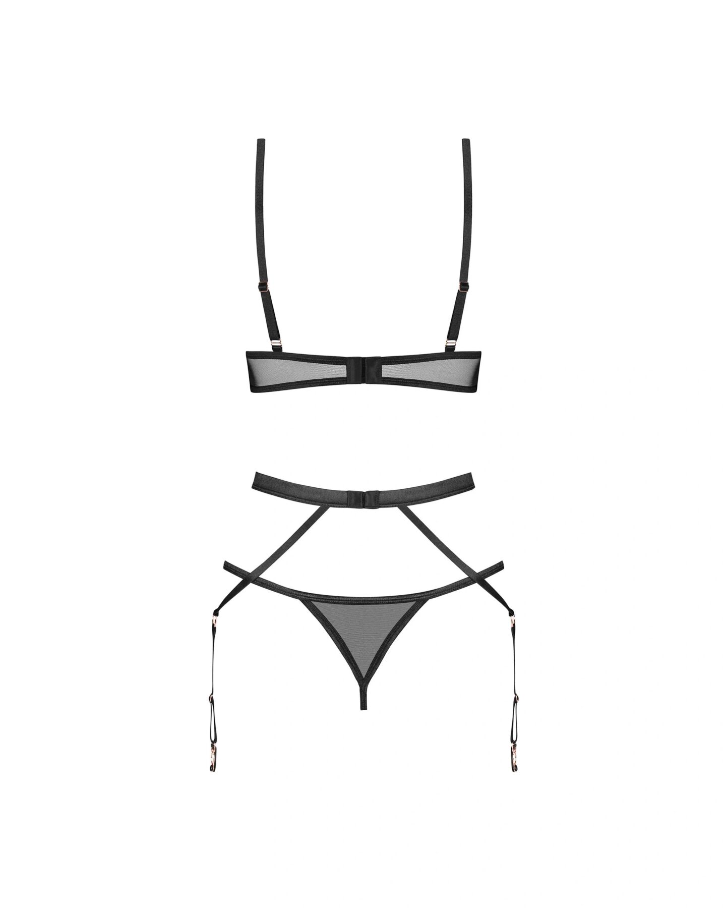 Комплект Obsessive Euridia 3-pcs set XS/S - Зображення 3