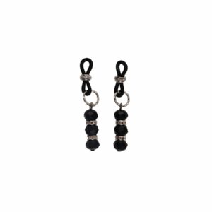 Прикраса на соски Art of Sex - Giulia, колір чорний