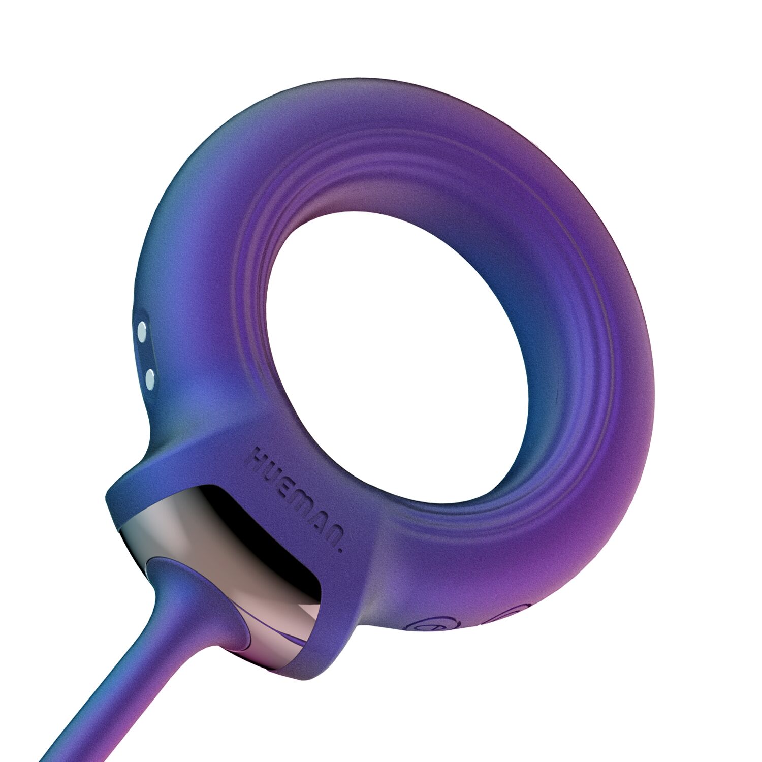 Ерекційне віброкільце з віброяйцем Hueman - Eclipse Anal Vibrator - Зображення 7