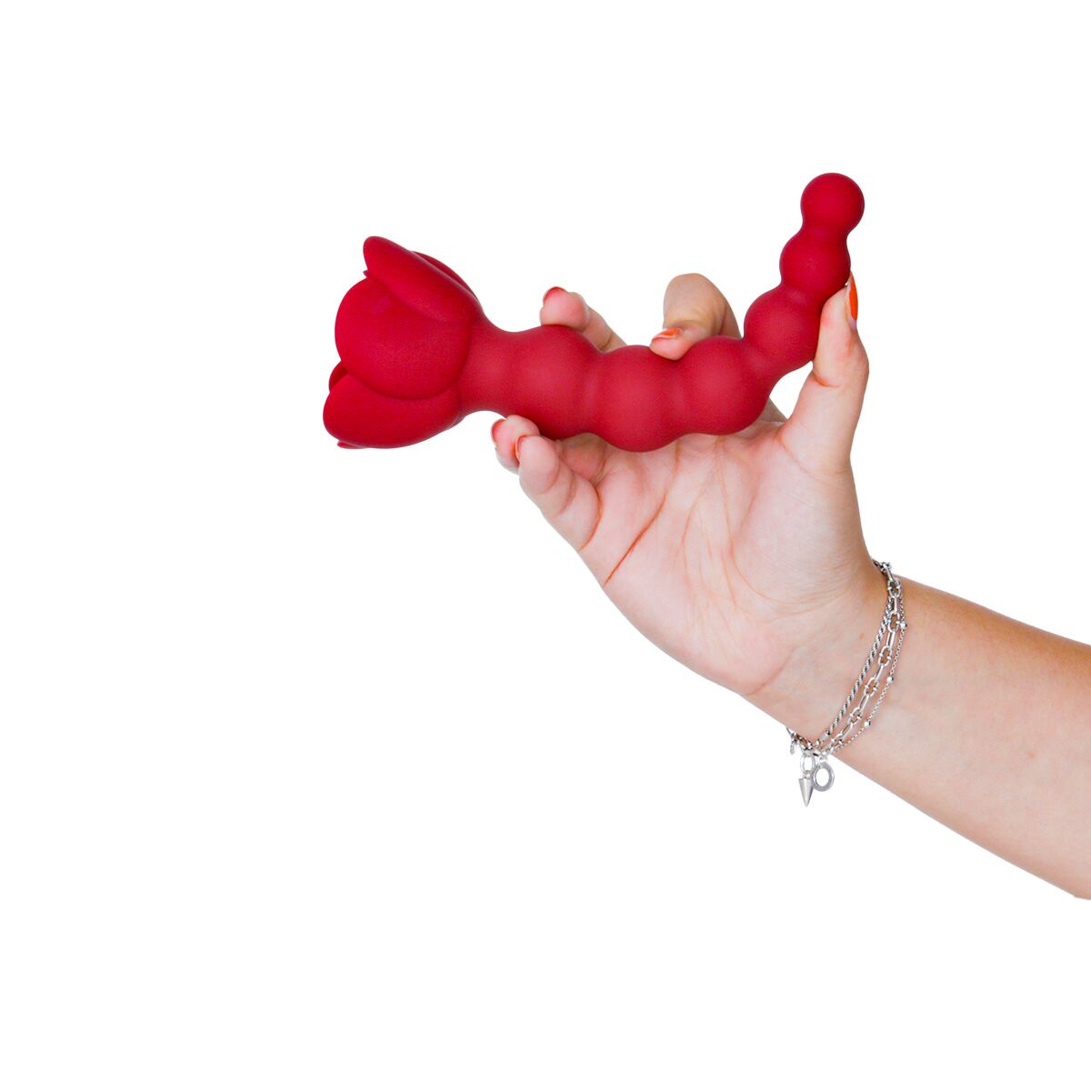 Анальний ланцюжок Lux Active с розой - Champion Rose - Зображення 8