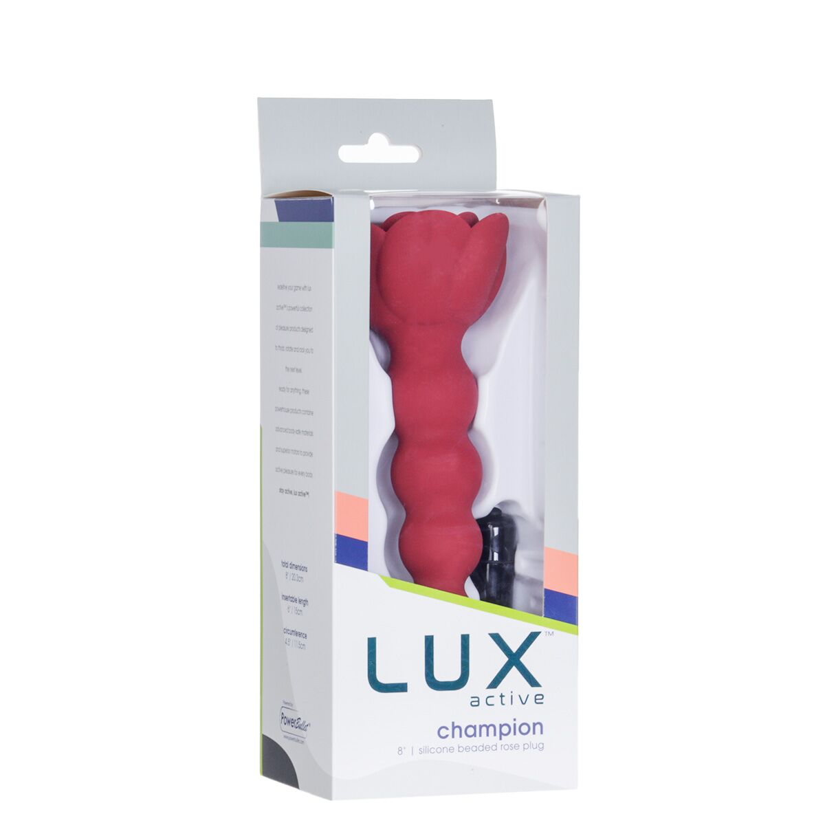 Анальний ланцюжок Lux Active с розой - Champion Rose - Зображення 11