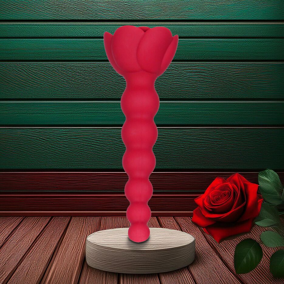 Анальний ланцюжок Lux Active с розой - Champion Rose - Зображення 14