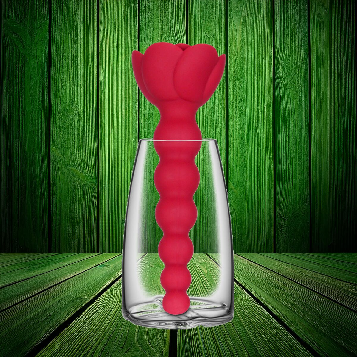 Анальний ланцюжок Lux Active с розой - Champion Rose - Зображення 13