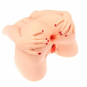 Мастурбатор-попа Naked Factory MONICA, вагіна + анус, 2 канали, дуже реалістичний, наскрізний