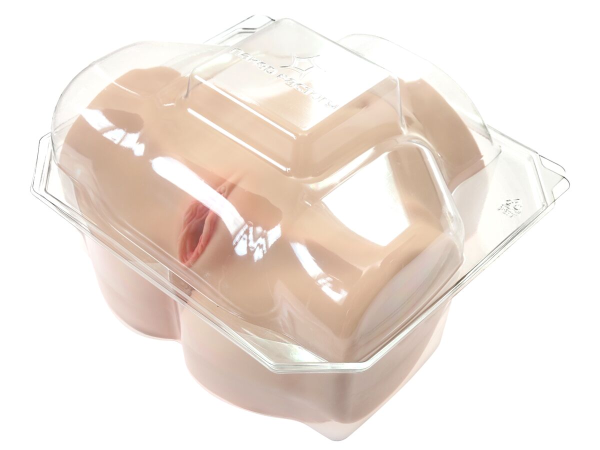 Мастурбатор-півторс Naked Factory LAURA, вагіна + анус, дуже реалістичний, наскрізний - Зображення 9