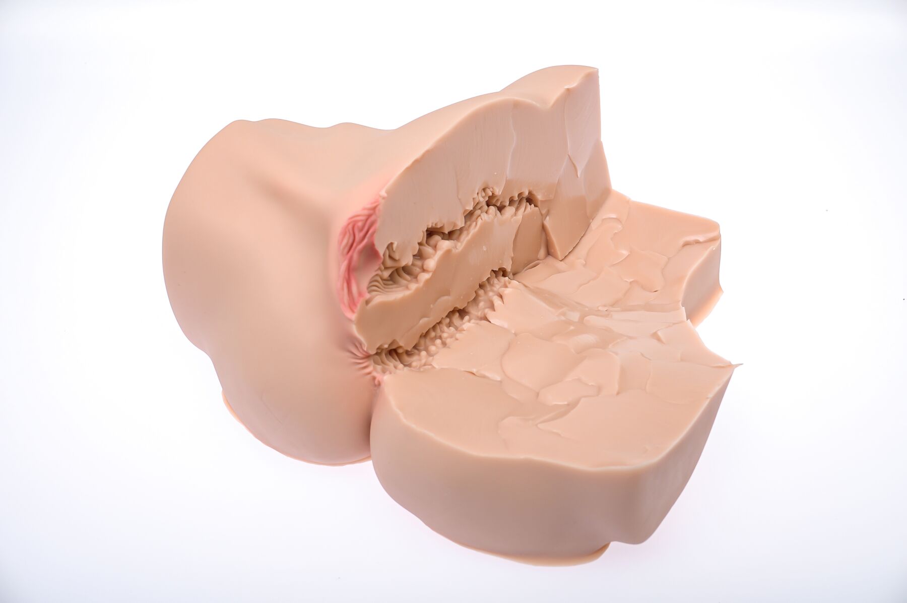 Мастурбатор-півторс Naked Factory LAURA, вагіна + анус, дуже реалістичний, наскрізний - Зображення 4