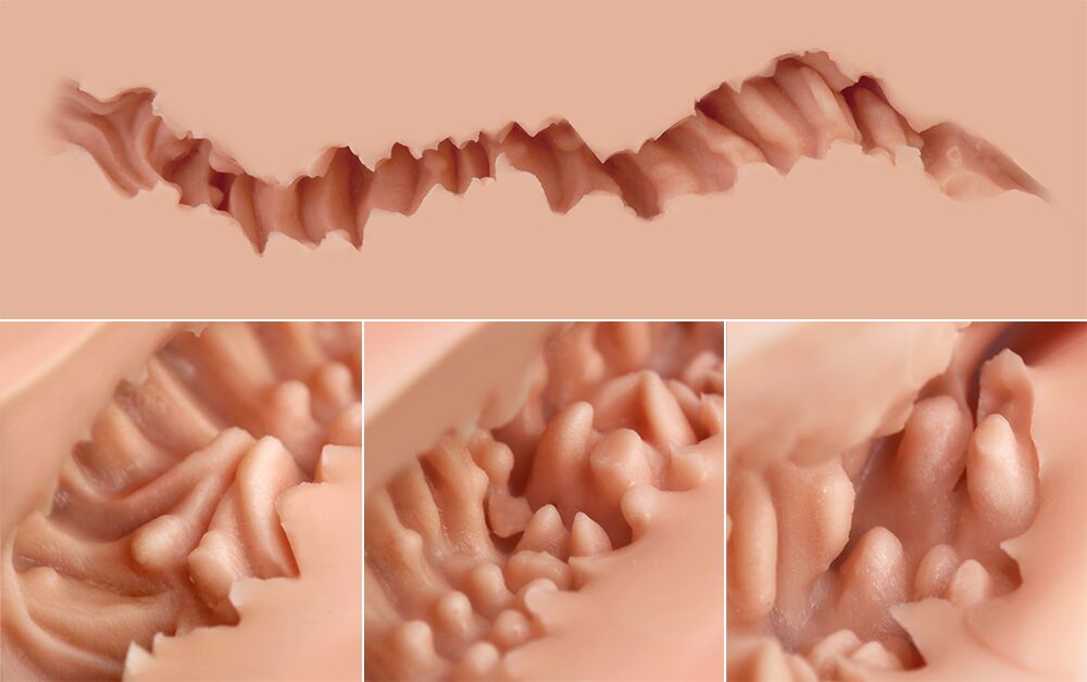 Мастурбатор-півторс Naked Factory LAURA, вагіна + анус, дуже реалістичний, наскрізний - Зображення 6