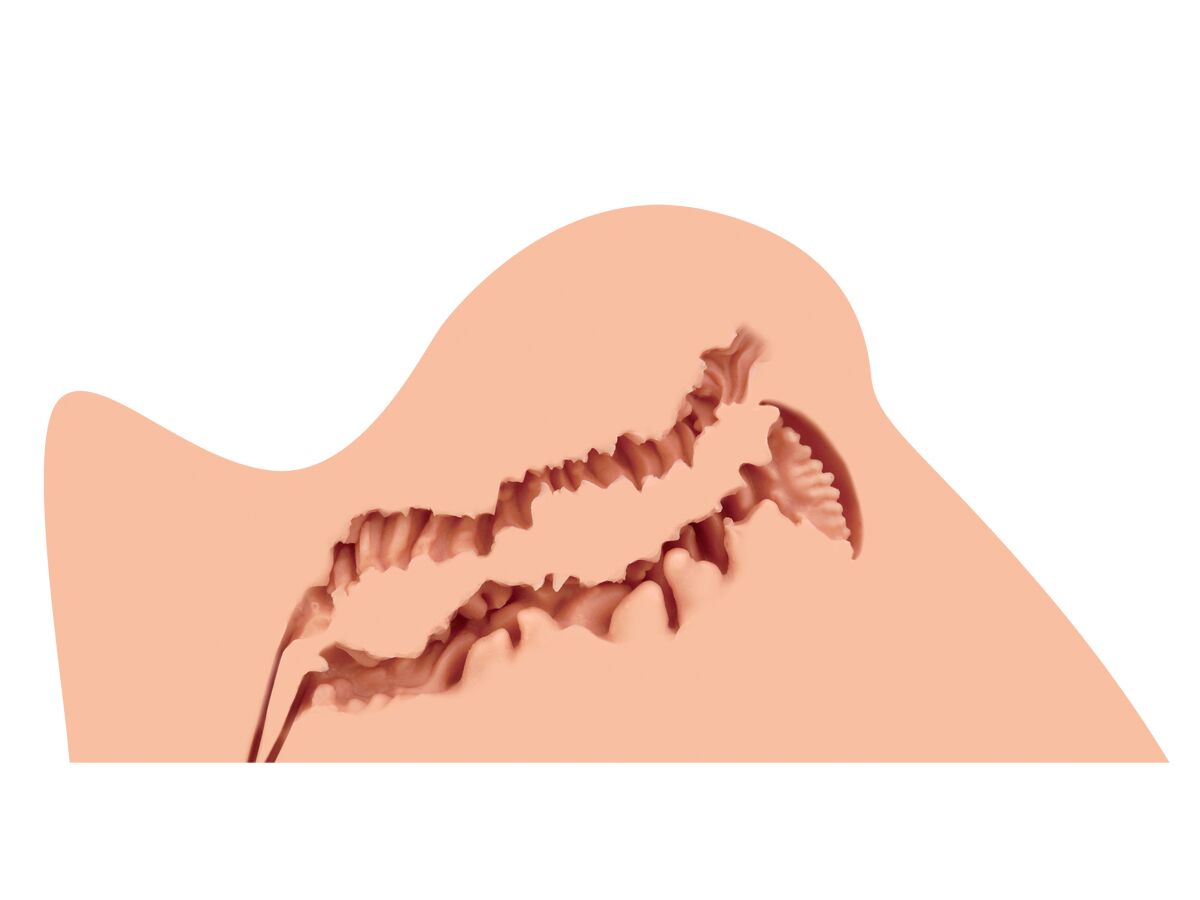 Мастурбатор Naked Factory TRISHA B TYPE, виражені статеві губи, вагіна + анус, дуже реалістичний - Зображення 3