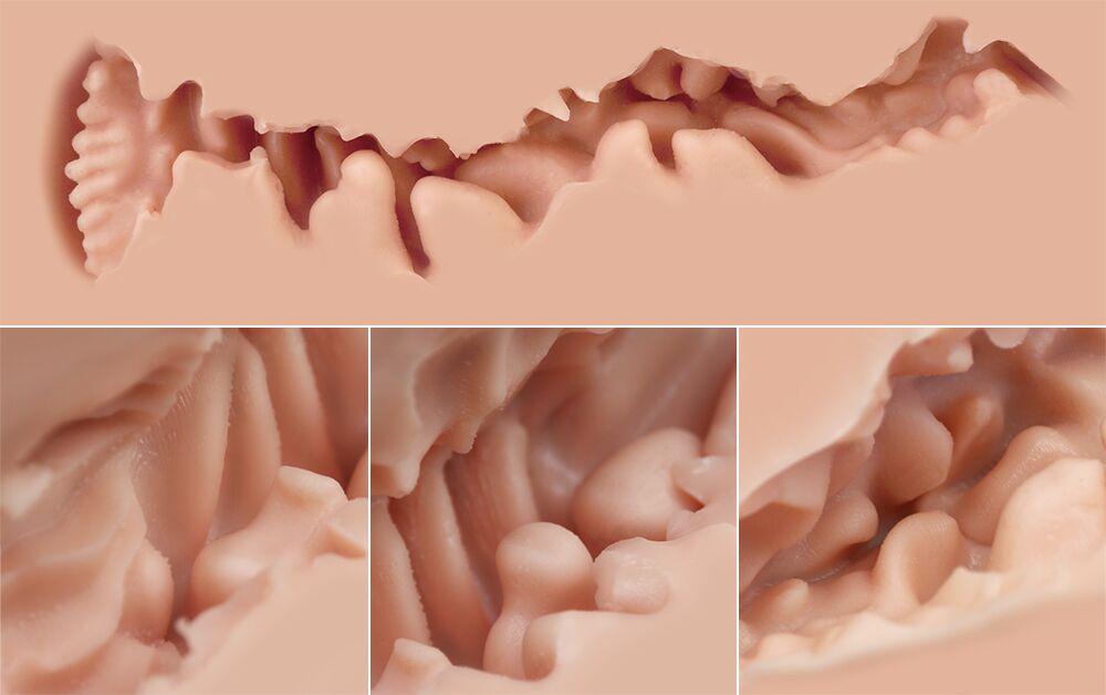 Мастурбатор Naked Factory TRISHA B TYPE, виражені статеві губи, вагіна + анус, дуже реалістичний - Зображення 5