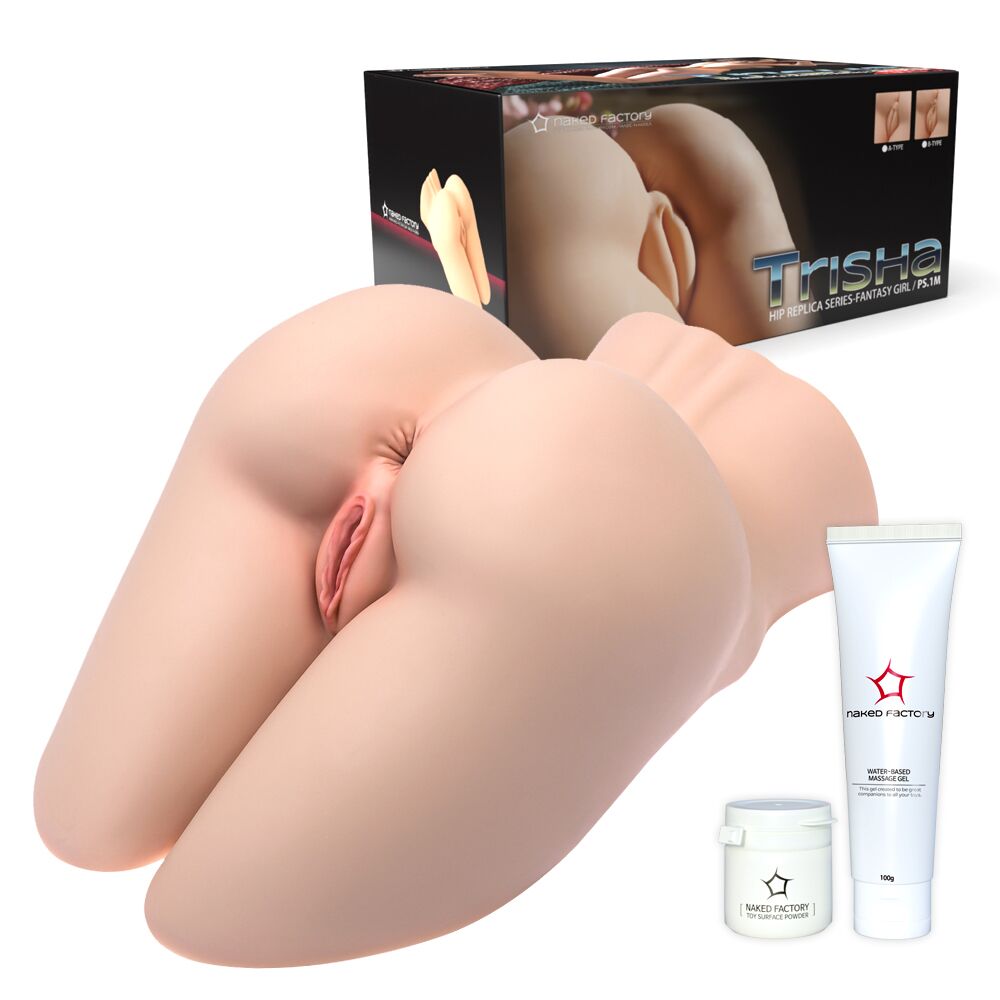Мастурбатор Naked Factory TRISHA B TYPE, виражені статеві губи, вагіна + анус, дуже реалістичний - Зображення 9