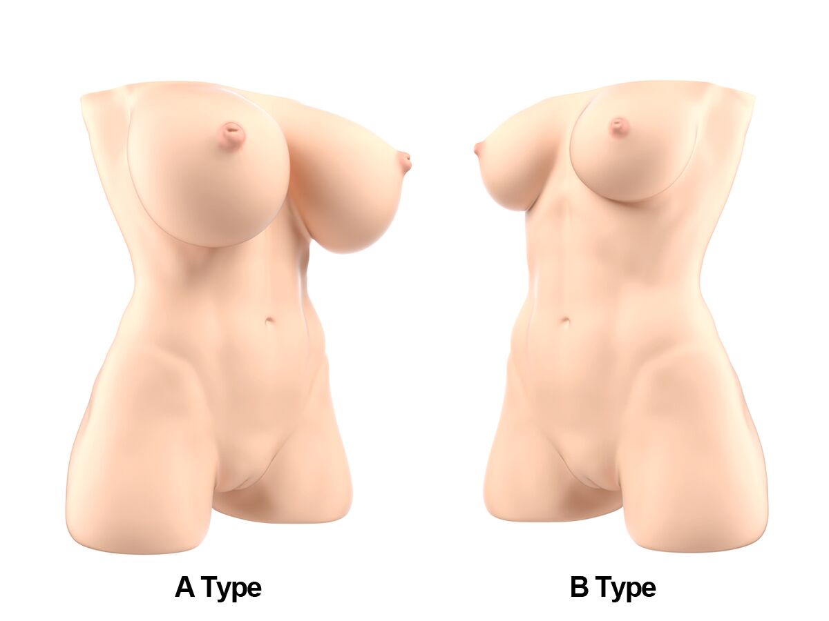 Мастурбатор-торс Naked Factory JESSICA B TYPE, природні груди, дуже реалістичний, наскрізний - Зображення 10