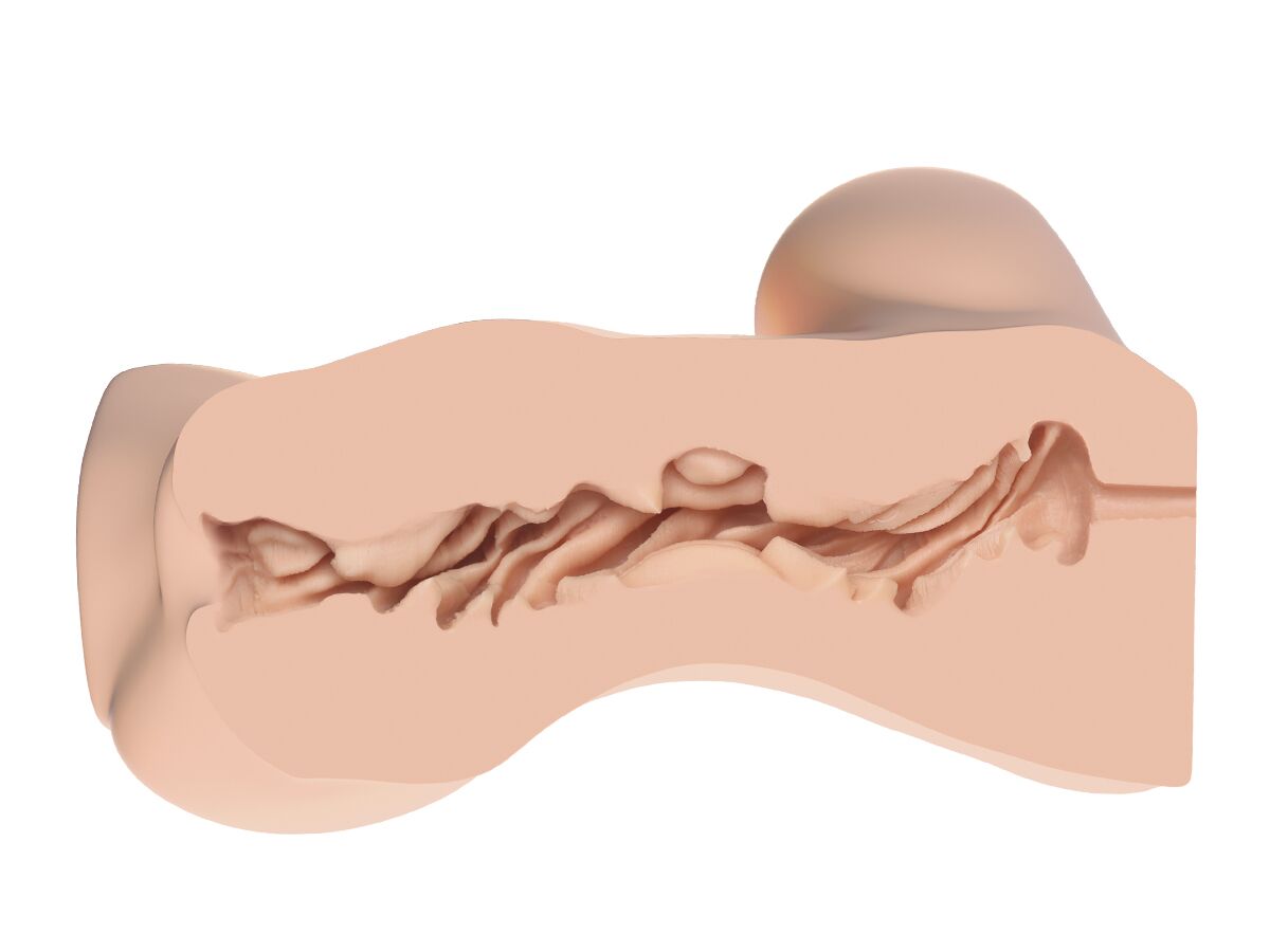 Мастурбатор-торс Naked Factory JESSICA B TYPE, природні груди, дуже реалістичний, наскрізний - Зображення 4