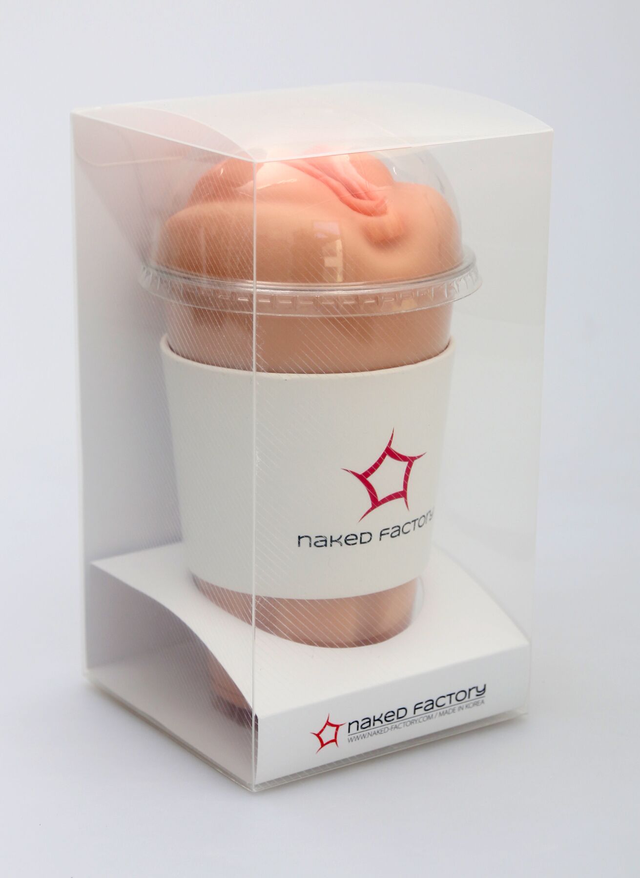 Мастурбатор-вагіна Naked Factory Cup Sleeve V–2, наскрізний - Зображення 2