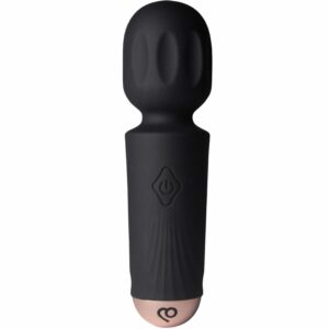 Вібромасажер Rocks Off Mini Wand Black Tulip, 16 режимів