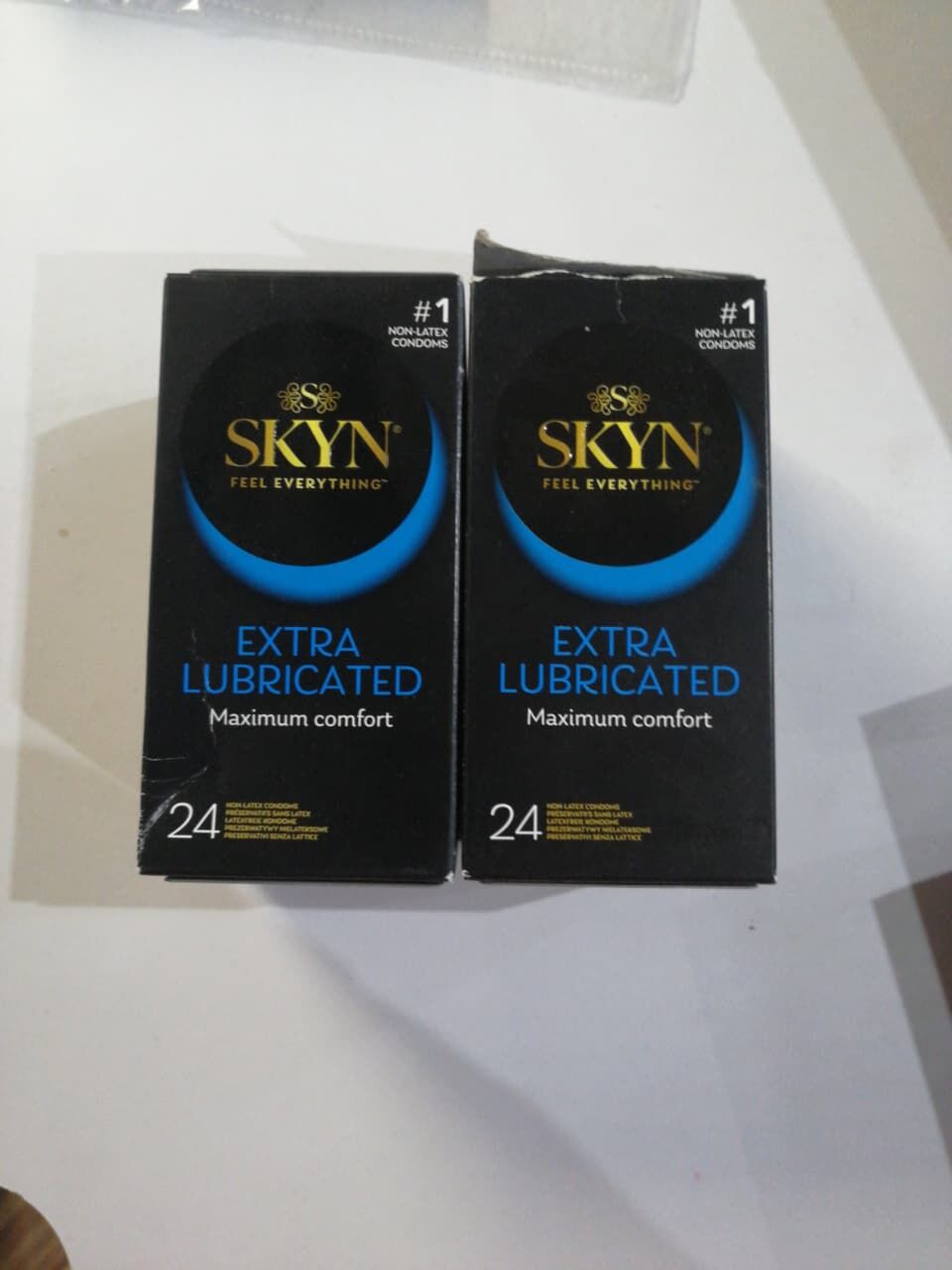 Безлатексні преміум-презервативи SKYN Extra Lubricated 24 шт (м'яте паковання!!!) - Зображення 2