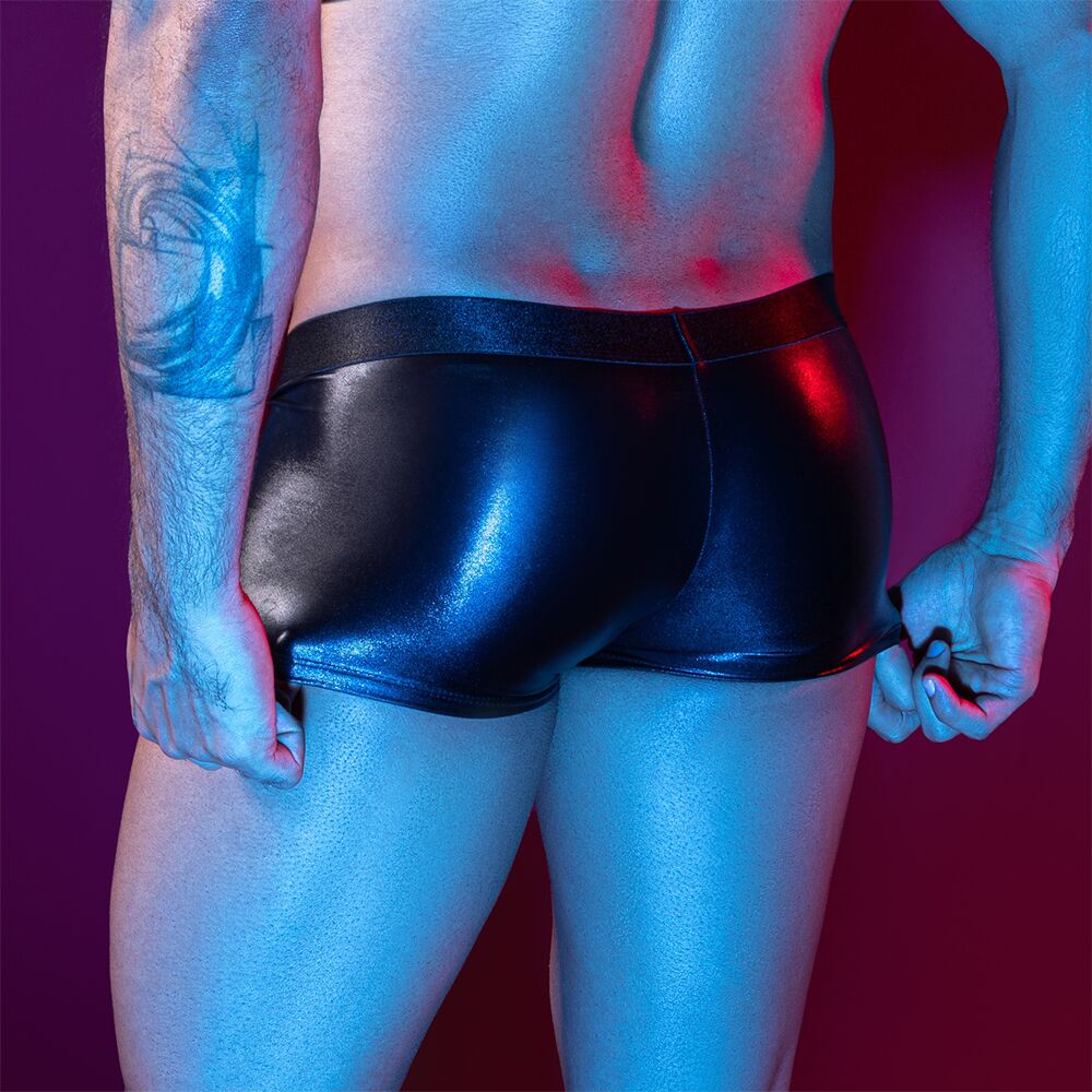 Еротичні чоловічі лакові труси зі шнурівкою JSY 9119T One Size - Зображення 3