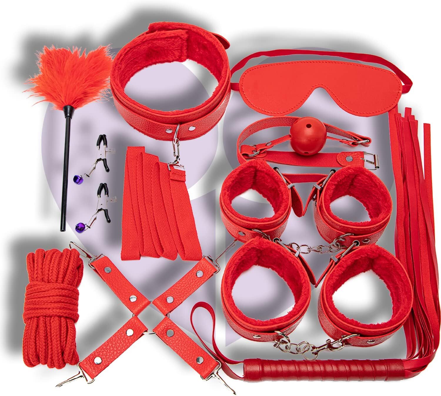 Набір для BDSM JSY KB80608 Red - Зображення 2