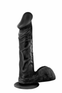 Фалоімітатор Real Body — Real Tony Black, TPE, діаметр 3,5 см (м'яте паковання!!!)