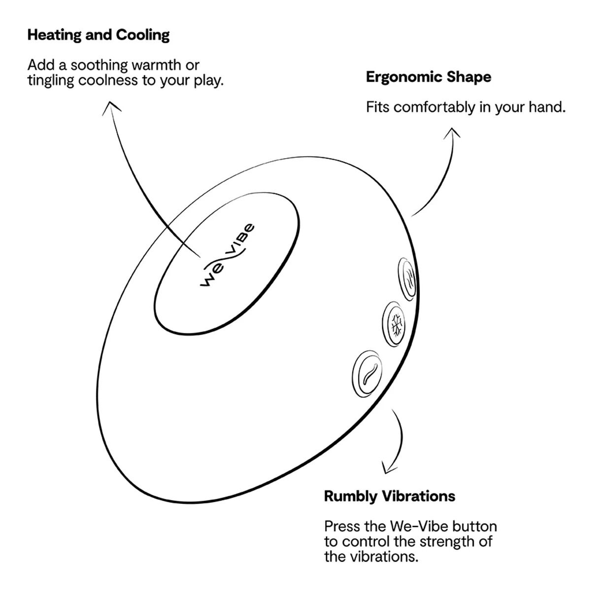 Вібратор We-Vibe Temp Lavender Blue - Зображення 7