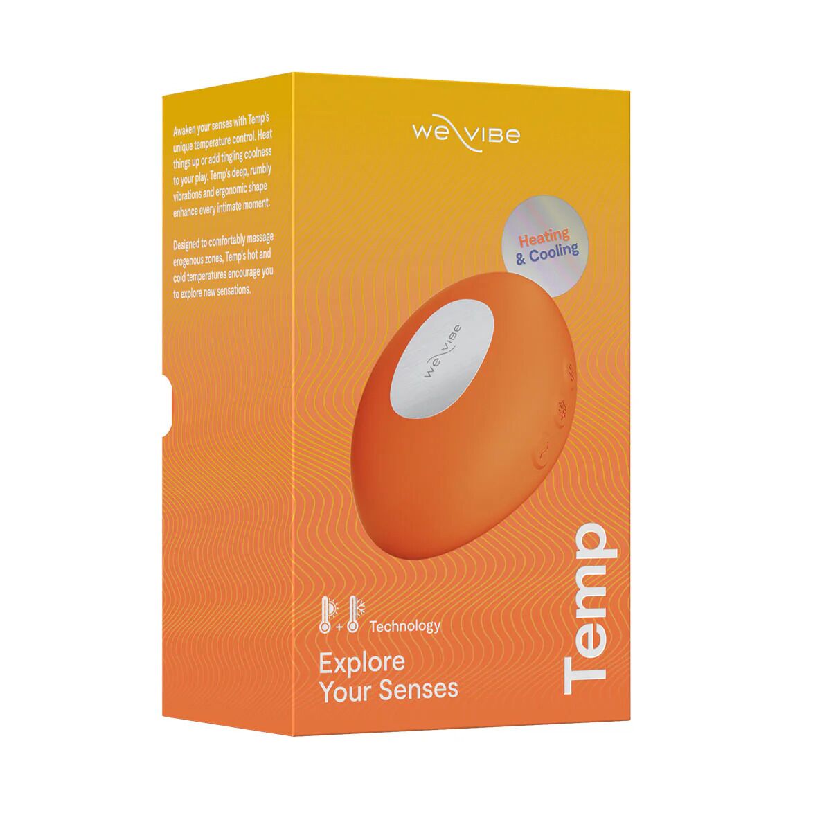 Вібратор We-Vibe Temp Tangerine - Зображення 13