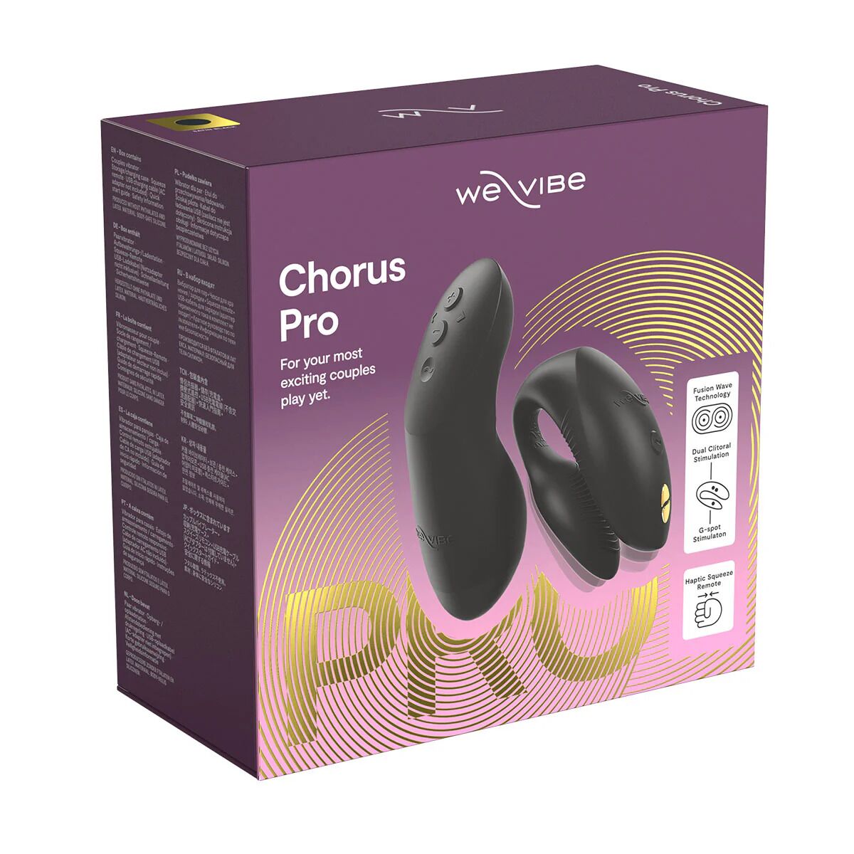 Смарт-вібратор для пар We-Vibe Chorus Pro Satin Black - Зображення 14