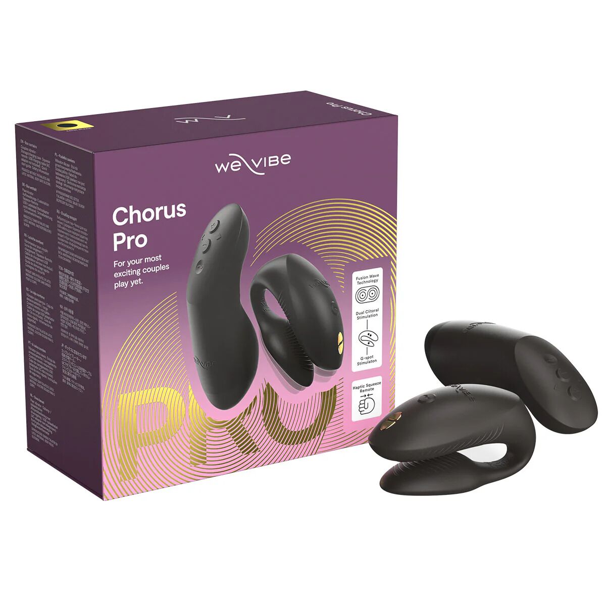 Смарт-вібратор для пар We-Vibe Chorus Pro Satin Black - Зображення 13