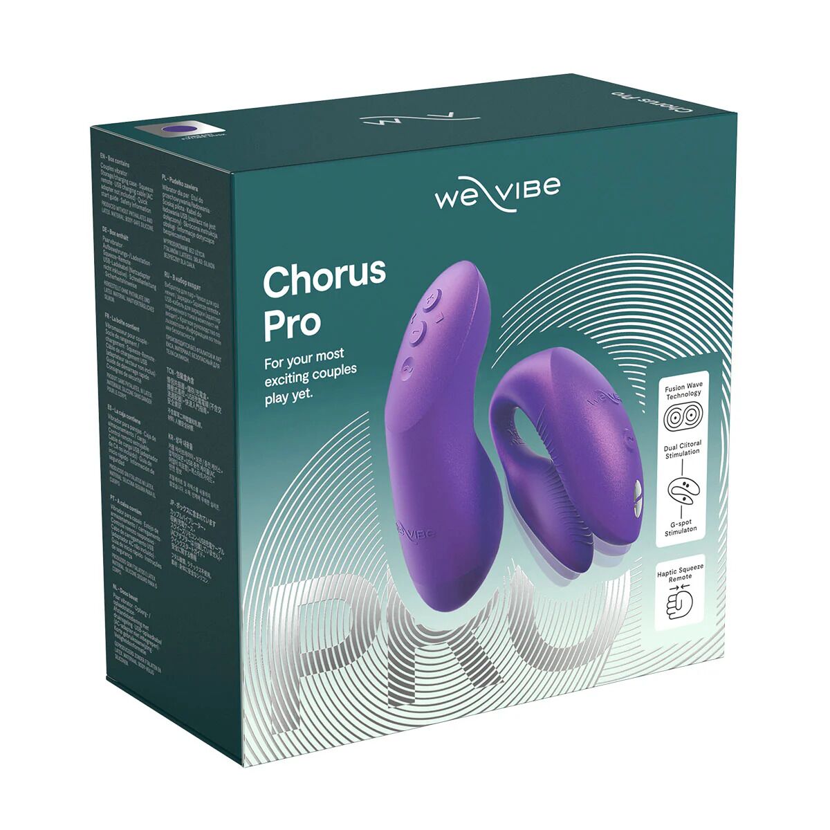 Смарт-вібратор для пар We-Vibe Chorus Pro Cosmic Purple - Зображення 13