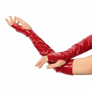 Лаковані мітенки Art of Sex - Margo, колір червоний, розмір S