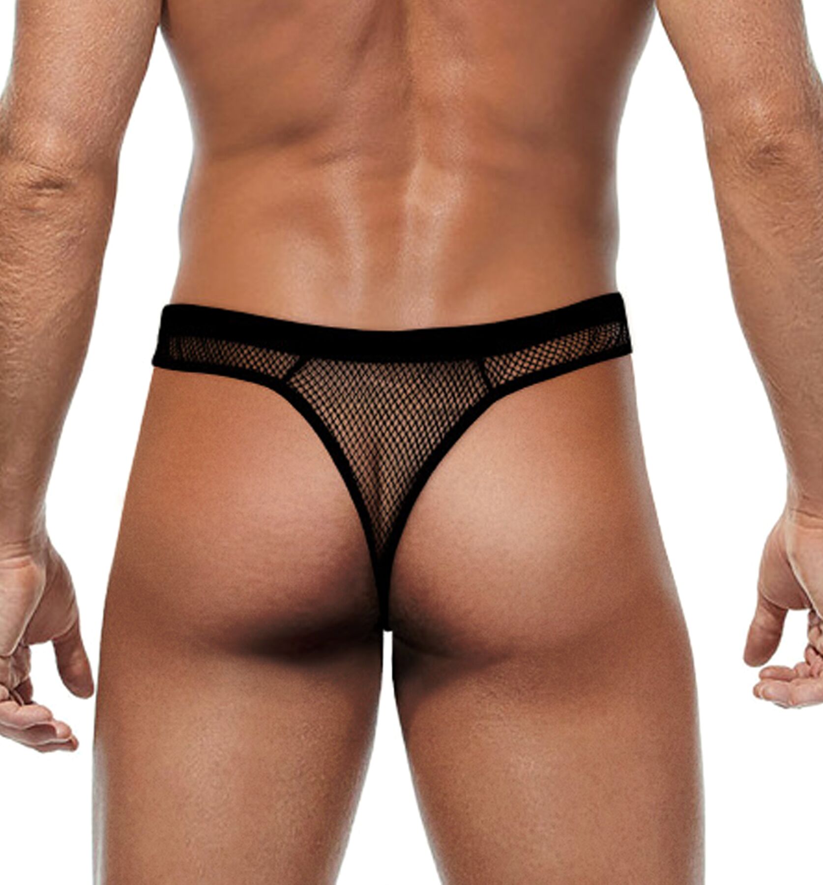 Чоловічі труси з сітки Art of Sex — Demir, колір чорний, розмір L–2XL - Зображення 2