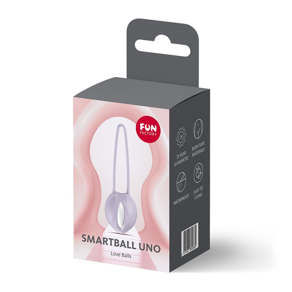 Вагінальна кулька Fun Factory SMARTBALL UNO Purple, одинарна, діаметр 3,6 см - Зображення 8
