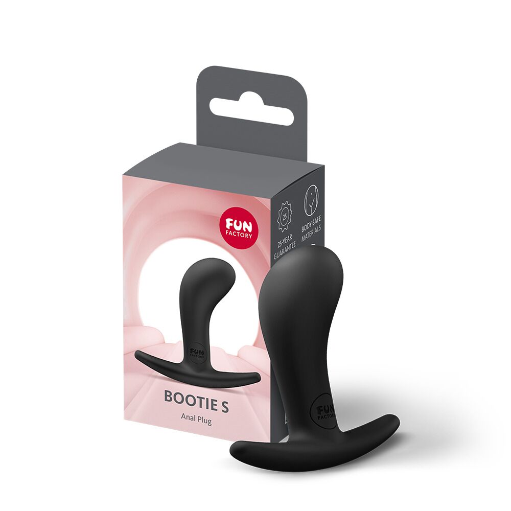 Анальна пробка Fun Factory BOOTIE S Black, діаметр 2,8 см, тонкий обмежувач - Зображення 3