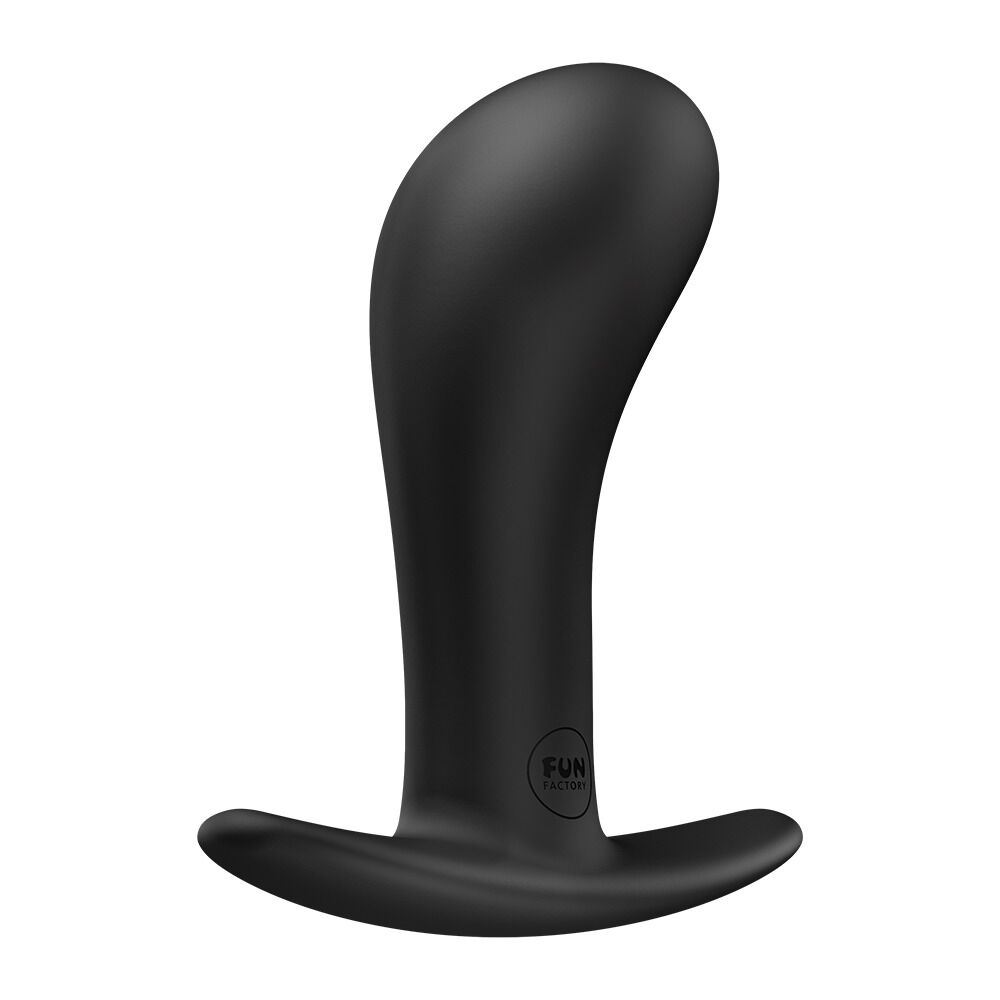 Анальна пробка Fun Factory BOOTIE L Black, діаметр 3,8 см, тонкий обмежувач - Зображення 3