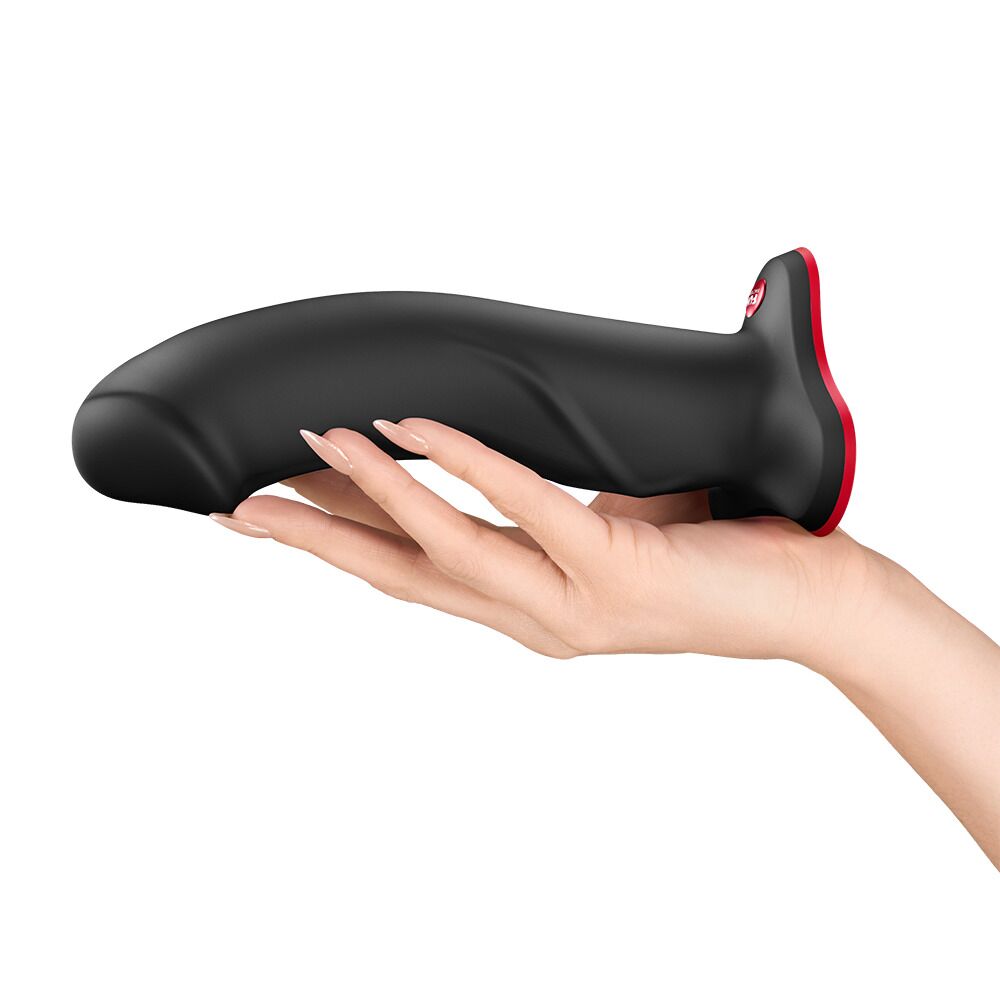 Фалоімітатор Fun Factory THE BOSS STUB Black, реалістична текстура, довжина 17,9 см, діаметр 4,1см - Зображення 3