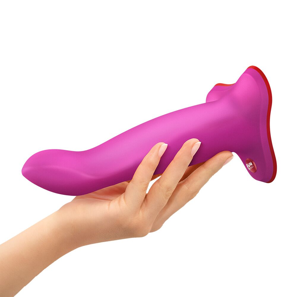 Фалоімітатор Fun Factory LIMBA FLEX L Magenta, гнучкий, з ефектом пам’яті, підходить для точки G - Зображення 3