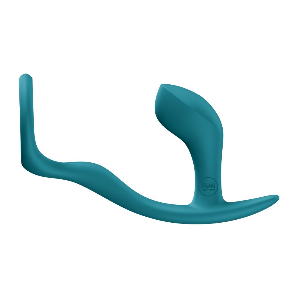 Анальна пробка з ерекційним кільцем Fun Factory BOOTIE RING Bottle Green - Зображення 2