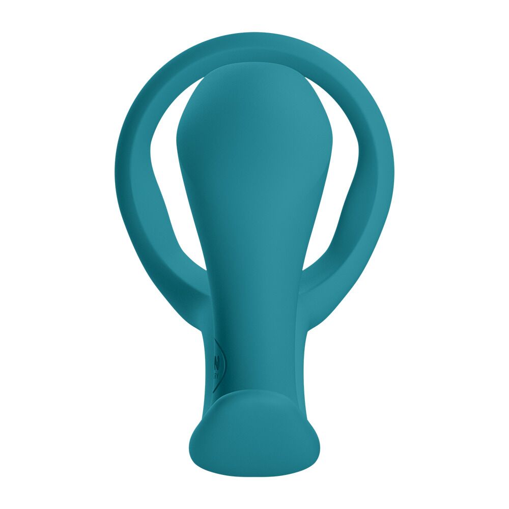 Анальна пробка з ерекційним кільцем Fun Factory BOOTIE RING Bottle Green - Зображення 3