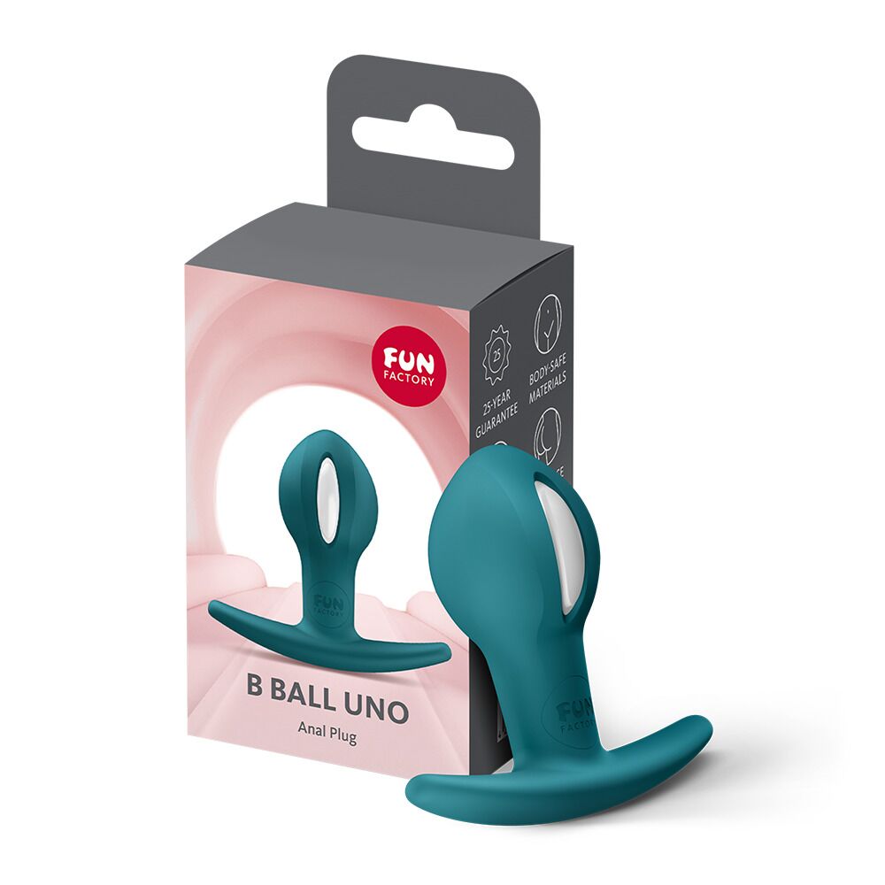 Анальна пробка Fun Factory B BALLS UNO Bottle Green - Зображення 6