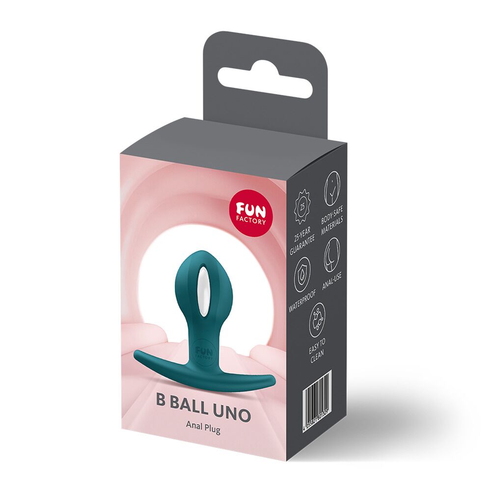 Анальна пробка Fun Factory B BALLS UNO Bottle Green - Зображення 7
