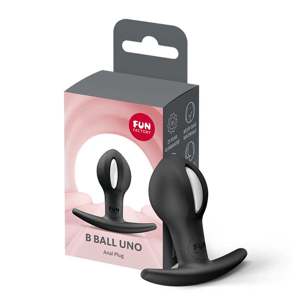 Анальна пробка Fun Factory B BALLS UNO Black - Зображення 6