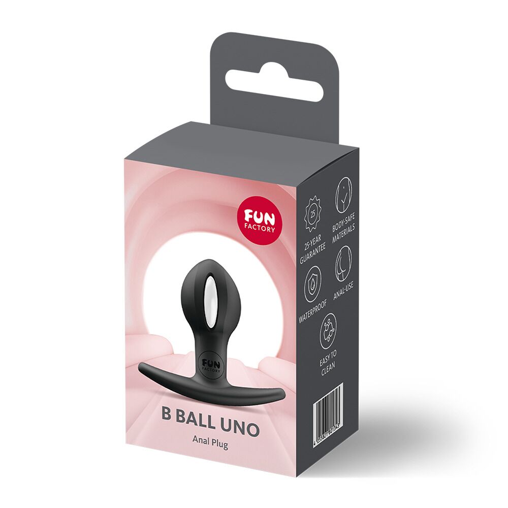 Анальна пробка Fun Factory B BALLS UNO Black - Зображення 7