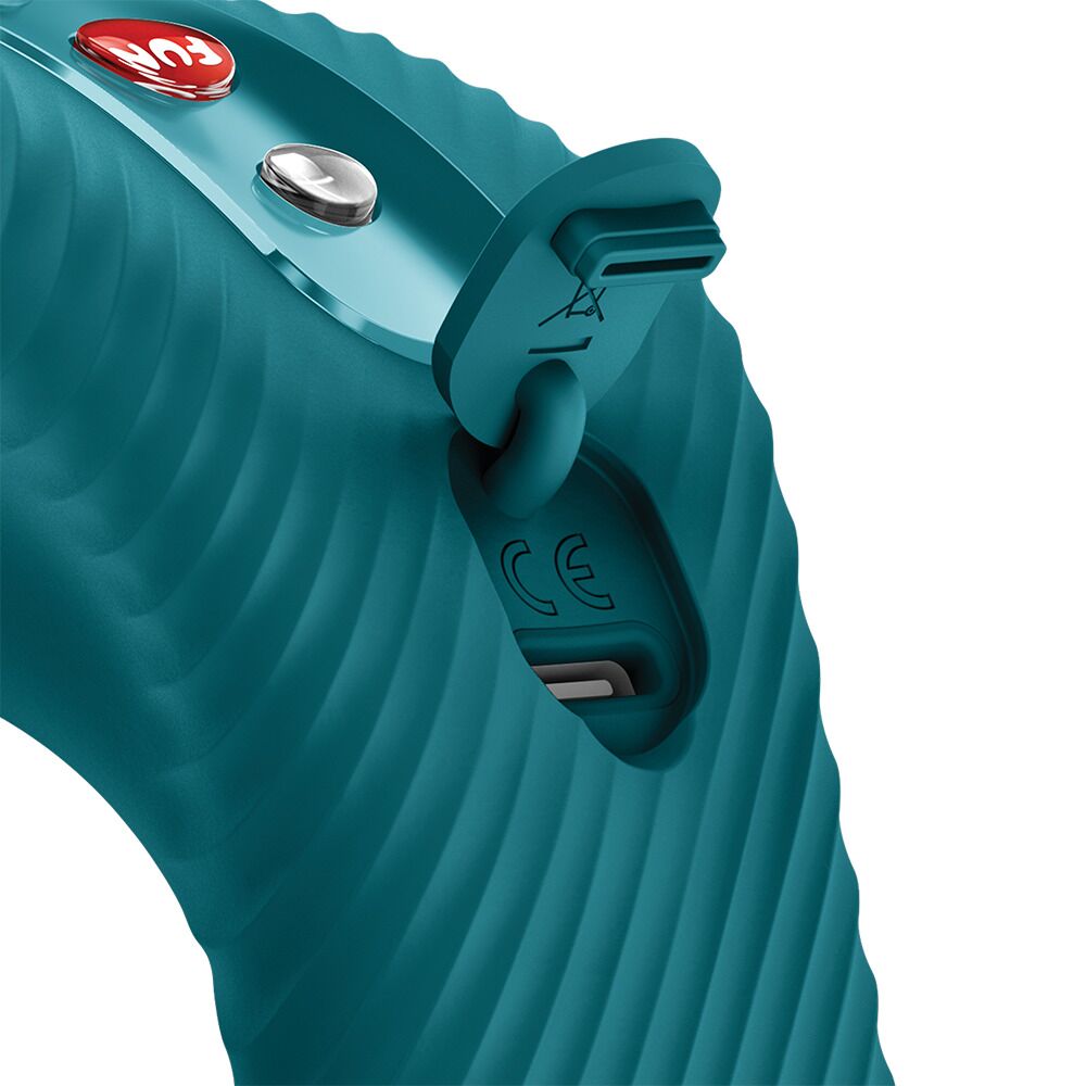 Накладний вібратор Fun Factory LAYA III Bottle Green, ефект постукування пальцем - Зображення 4