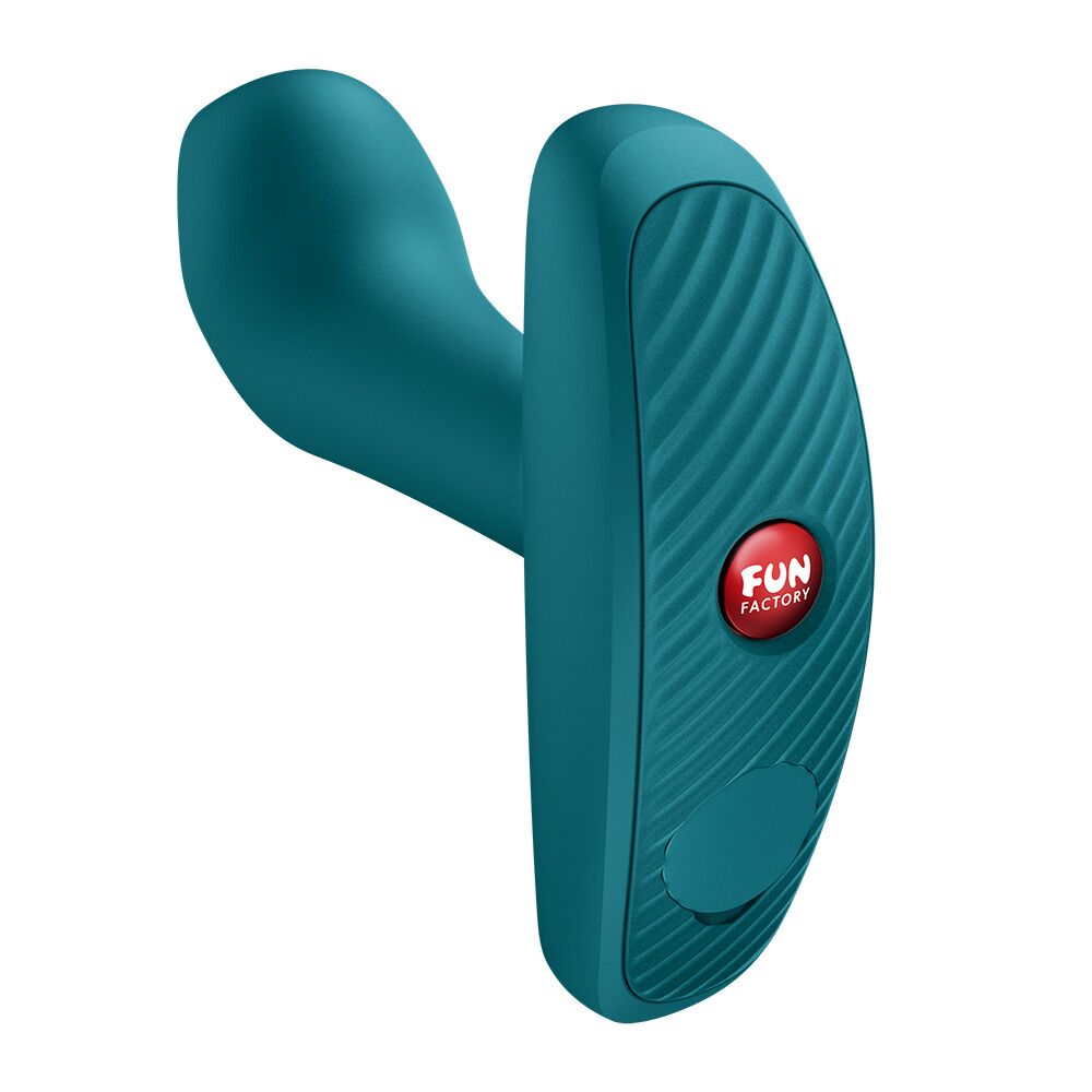 Анальна пробка Fun Factory Bootie Vibe Bottle Green - Зображення 3