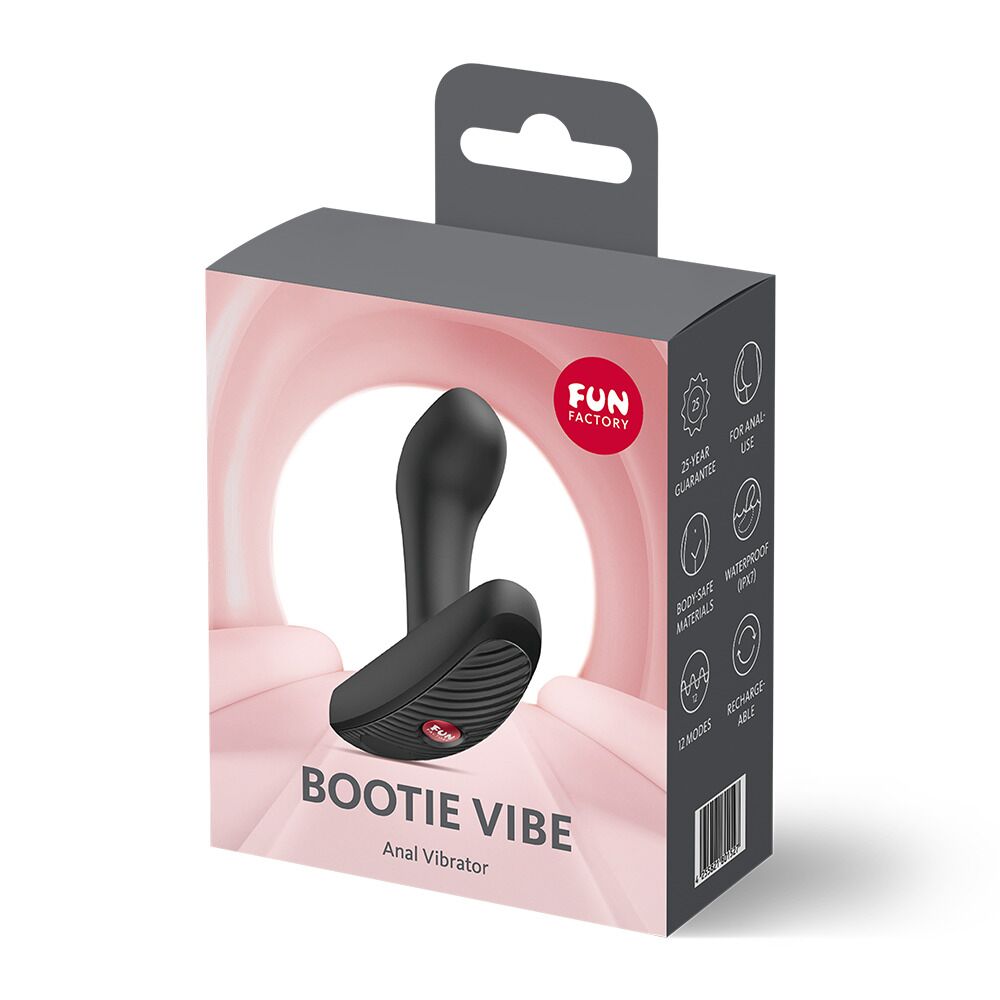 Анальна пробка Fun Factory Bootie Vibe Black - Зображення 9
